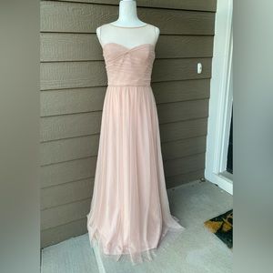 Amsale Bridesmaid’s soft tulle Dress, size 8
